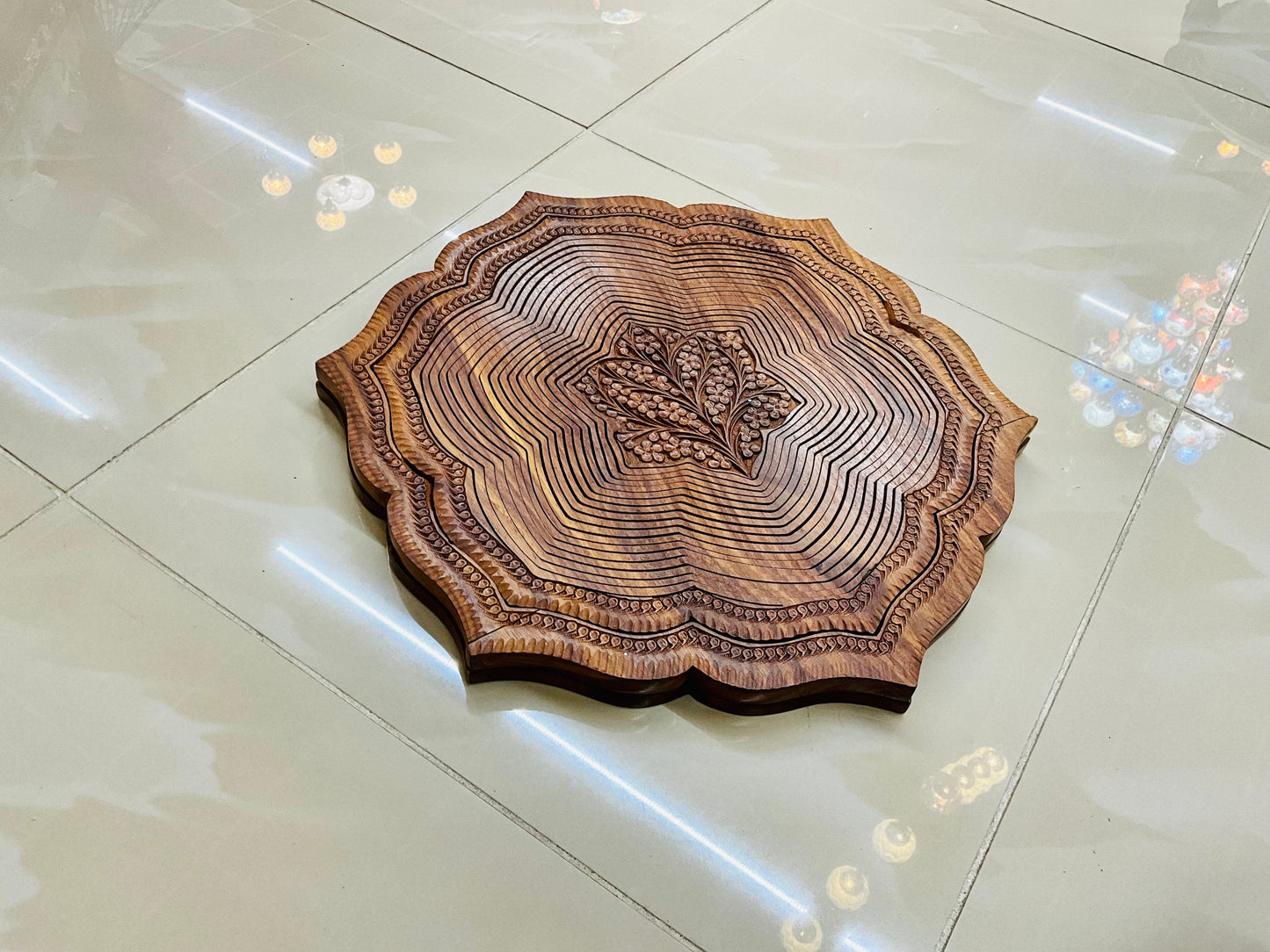 Handmade wooden flower Basket