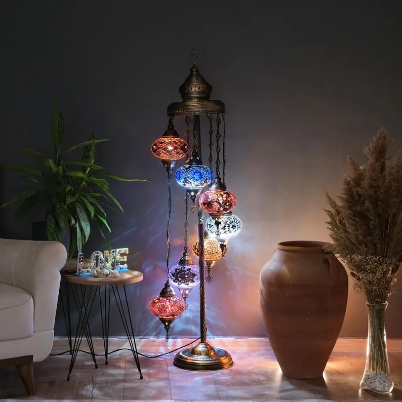 7 Globe Standing Floor Lamp