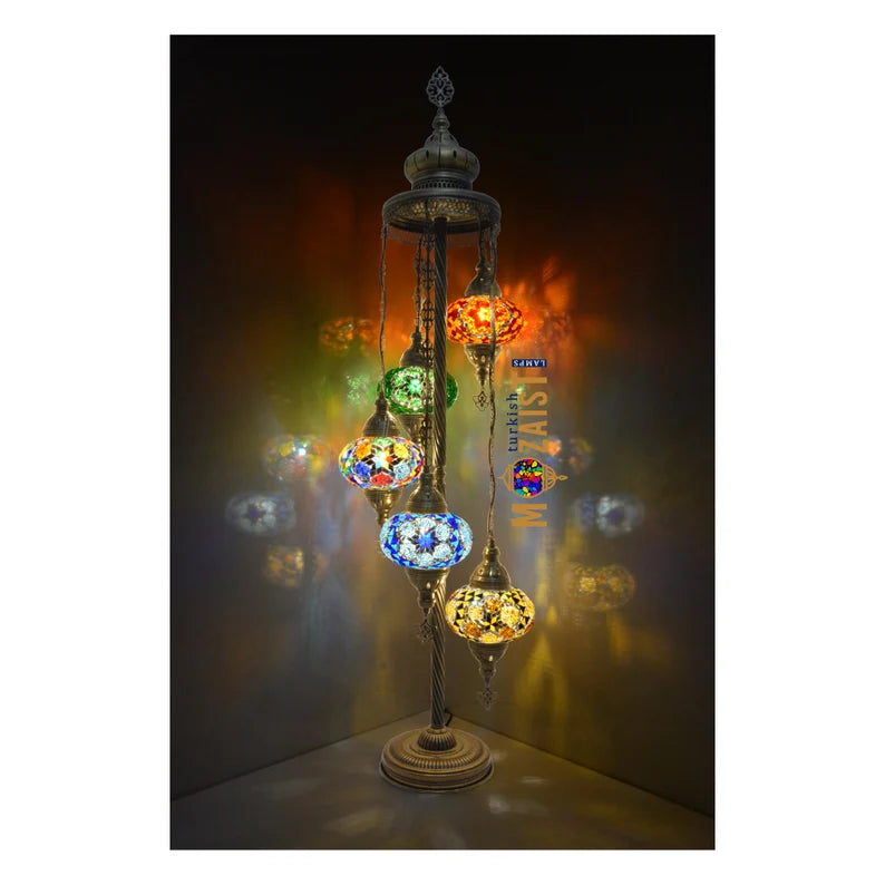 5 Globe Standing Floor Lamp